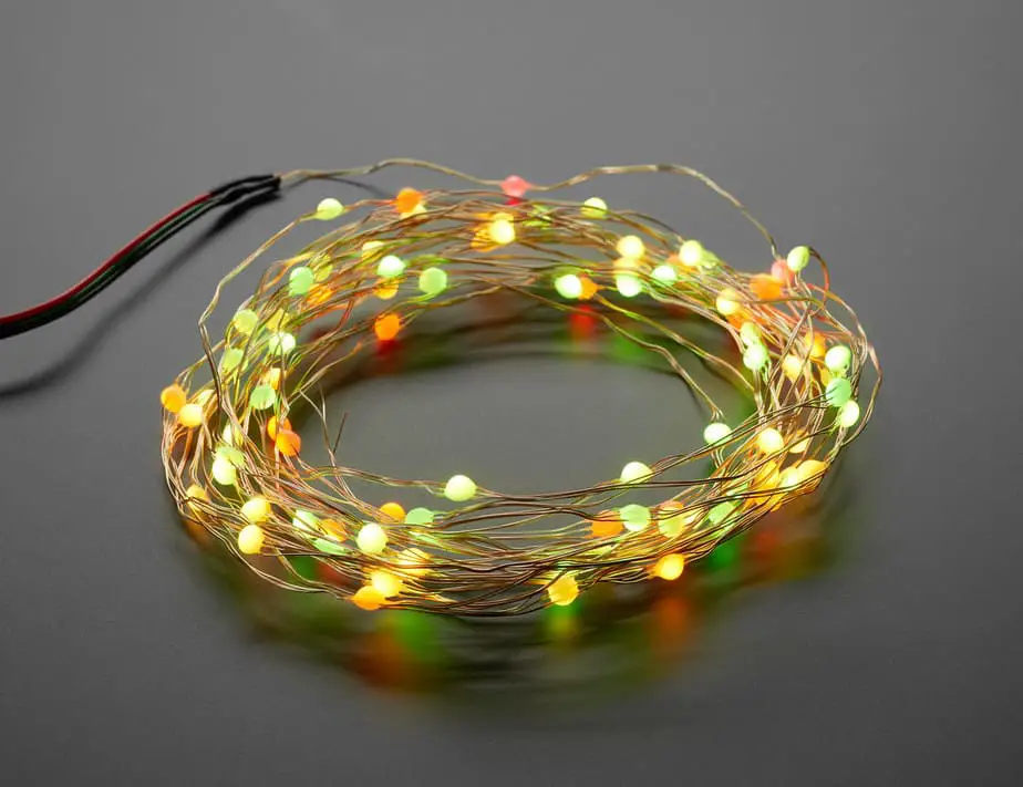 how to make copper wire led lights