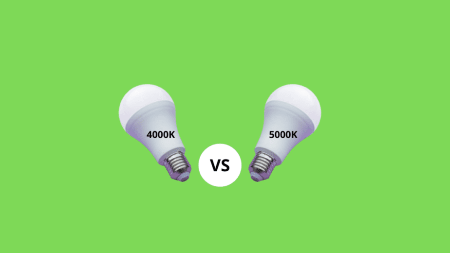 4000k vs 5000k led bulb